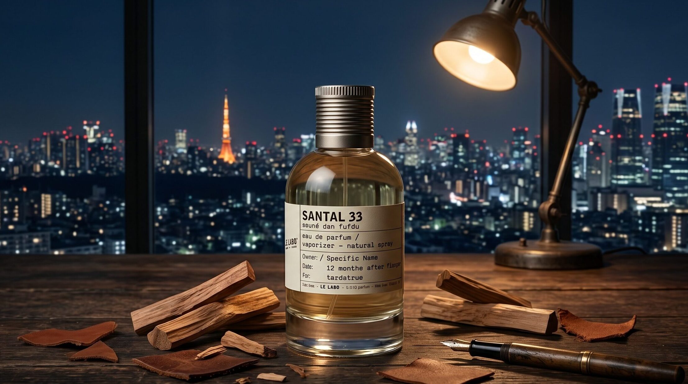 ルラボ サンタル33 メンズ愛用者が語る、都会的でスモーキーなウッディ香水のイメージ