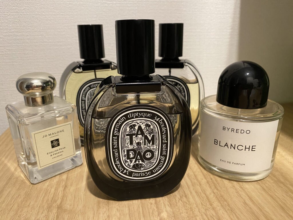 タムダオ メンズと他の香水の比較