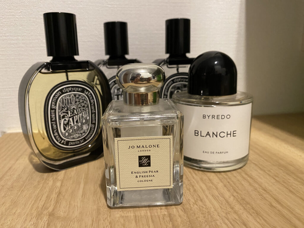 ジョーマローンと他の人気香水の比較