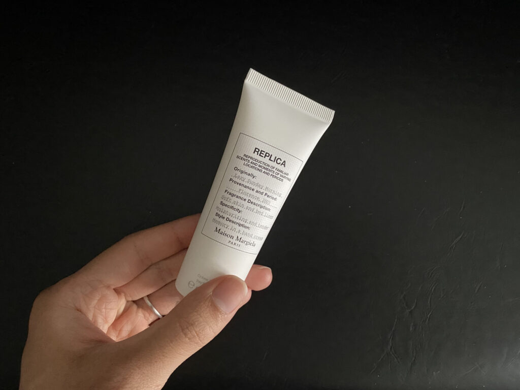 マルジェラのハンドクリームと、手持ちの人気香水（ブランシュ、イングリッシュペアーなど）の使い分け